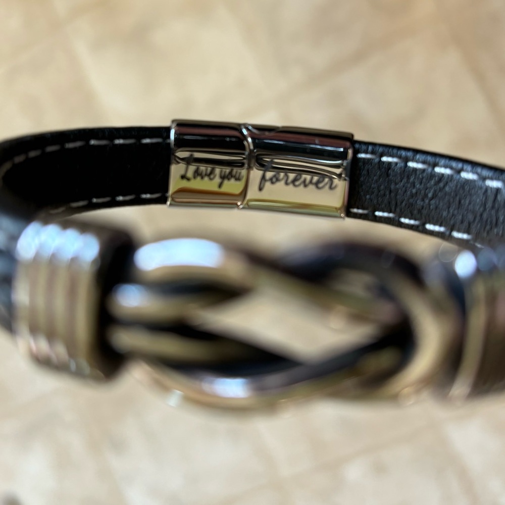 Joycuff Black
and Silver Brothers Bracelet - Picture 4 of 10
